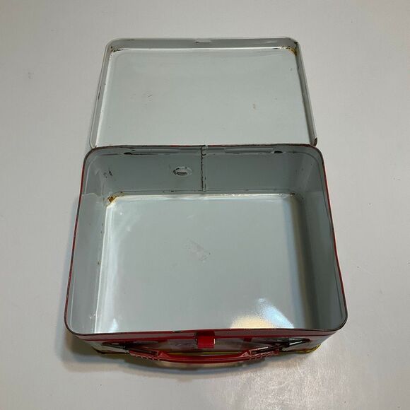 Vintage Peanuts Snoopy Charlie Brown 1960’s Metal Lunchbox and Thermos by Thermo - Picture 11 of 15